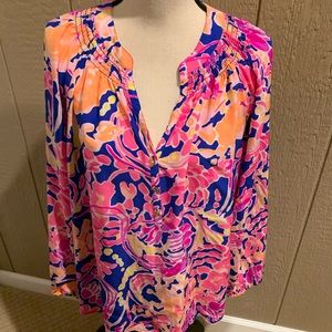 Lilly Pulitzer silk blouse